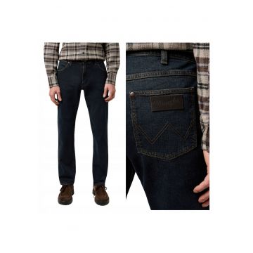 Blugi drepti cu talie medie Greensboro - Albastru