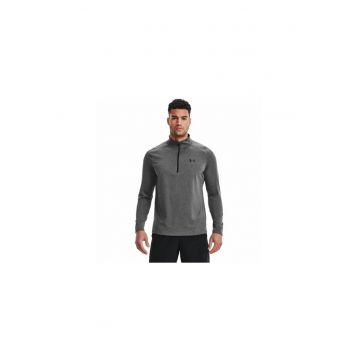Bluza cu fermoar scurt  Tech 2.0 - Poliester - Gri