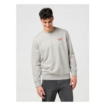 Hanorac Barbati -  Small Graphic Crew Mid - Marime L - Culoare Gri - Croi Regular Fit - Compozitie Material 75% Bumbac - 20% Poliester - 5% Vascoza - Gri
