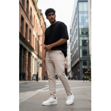 Pantaloni barbati casual bej 3001