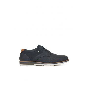 Pantofi barbati -  model LINOS2-101 - bleumarin - ecologici -