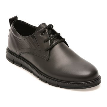 Pantofi eleganti OTTER negri, TTR1, din piele naturala