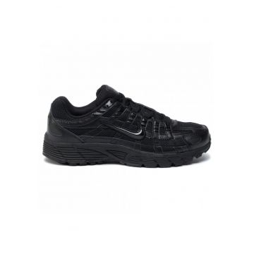 Pantofi sport cu insertii din plasa P-6000 - Negru
