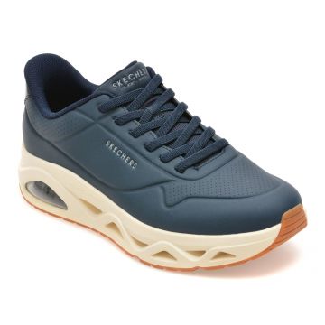 Pantofi sport SKECHERS bleumarin, 183420, din piele ecologica