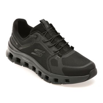 Pantofi sport SKECHERS negri, ARCH FIT GLIDE-STEP PRO, din material textil