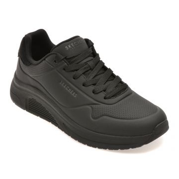 Pantofi sport SKECHERS negri, UNO LITE 2, din piele ecologica