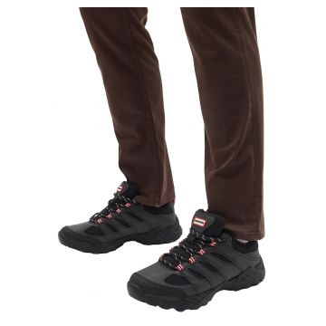 Pantofi Trekking barbati -  sintetic - negru -