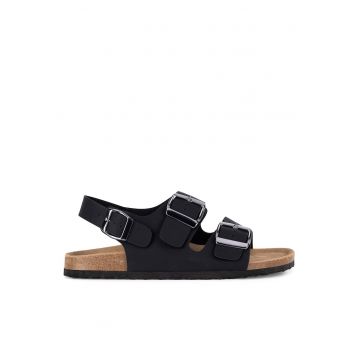 Sandale barbati  7410990012 - negru - sintetic -