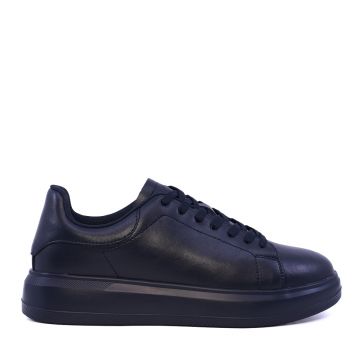 Sneakers bărbați Benvenuti negri din piele 1532BP1110N