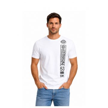 Tricou JAPON Alb (SZ2935H-GN) Barbati