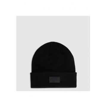 Caciula beanie unisex  neagra - marime universala - material sintetic