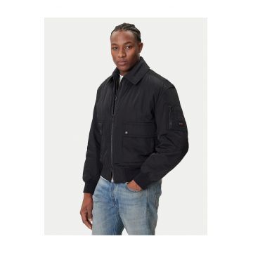 Geaca bomber barbati  neagra - material de calitate