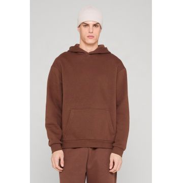 Hanorac din amestec de bumbac cu buzunar kangaroo
