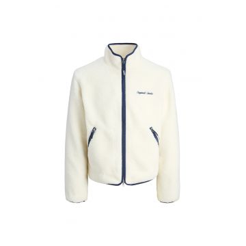 Jacheta sport barbati - Jack Jones - poliester - ecru/albastru -