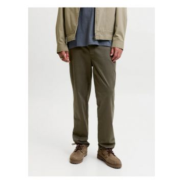 Pantaloni chino - barbati - Jpstollie Vance - Regular Fit - cu talie medie - Verde