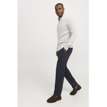Pantaloni chino din amestec de bumbac - Albastru ultramarin