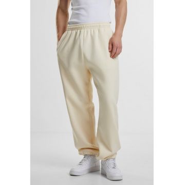 Pantaloni de trening cu croiala relaxed-fit si buzunare - Bej deschis