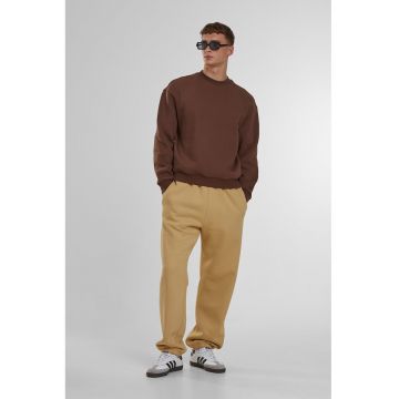 Pantaloni de trening cu croiala relaxed-fit si buzunare - Maro camel