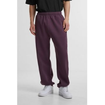 Pantaloni de trening cu croiala relaxed-fit si buzunare - Midnight Purple