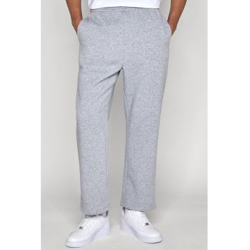 Pantaloni lejeri de trening cu buzunare - Gri deschis melange