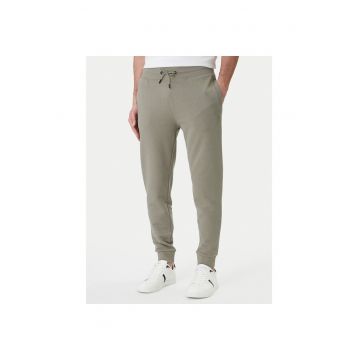 Pantaloni sport barbati -  bumbac - verde - 85% bumbac