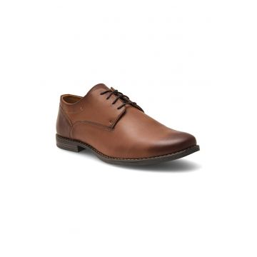Pantofi barbati -  368052 - Piele ecologica - Maro