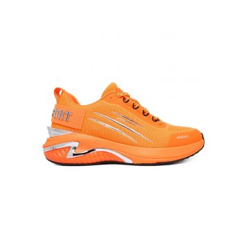 Pantofi sport barbati  portocaliu - textil - pentru alergare - STE003N