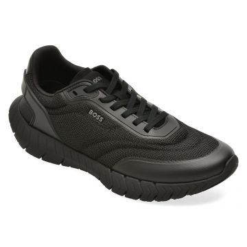 Pantofi sport BOSS negri, 8946, din material textil