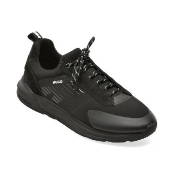 Pantofi sport HUGO negri, 3769, din material textil