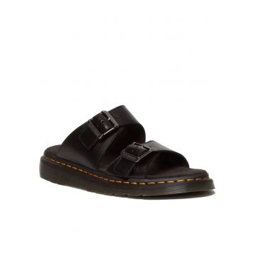 Papuci  piele negru - Negru