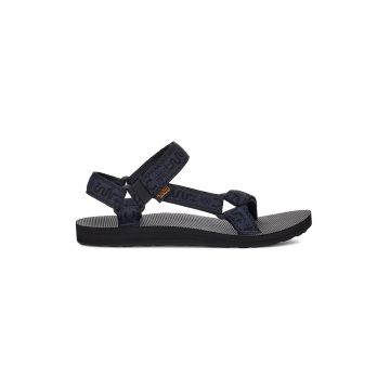 Sandale din material textil cu velcro Original Universal - Negru/Albastru inchis