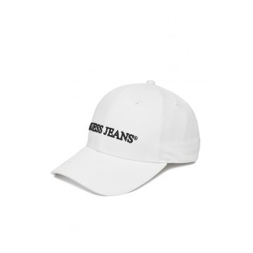 Sapca  alb textil unisex