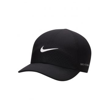 Sapca unisex  Dri-FIT ADV Club - poliester/spandex - ajustabila - protectie UV - negru