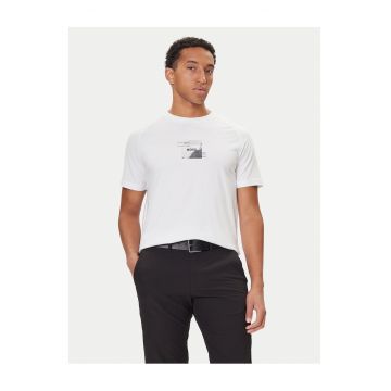 Tricou  alb din bumbac - Alb