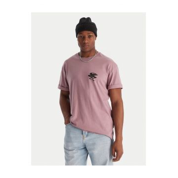 Tricou barbatesc  violet - bumbac