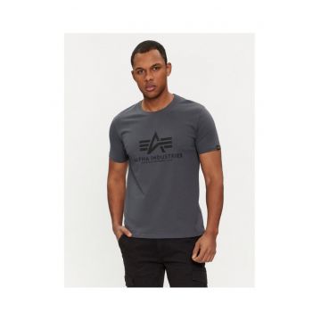 Tricou barbati  100501 - Bumbac - Negru - Negru