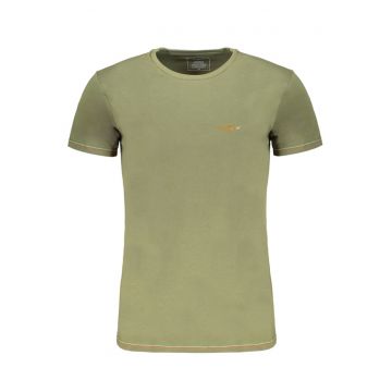 Tricou barbati -  95% bumbac - 5% elastan - Verde - SCOTI003J508