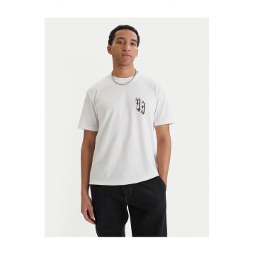Tricou Barbati  Bumbac organic - Alb