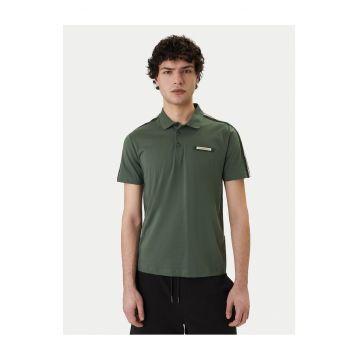 Tricou barbati -  bumbac - verde inchis