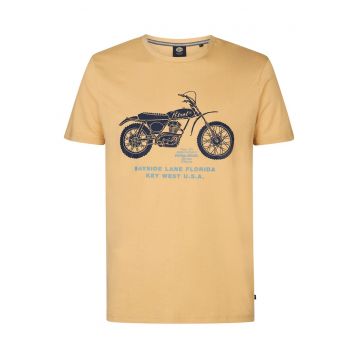 Tricou barbati  galben - bumbac