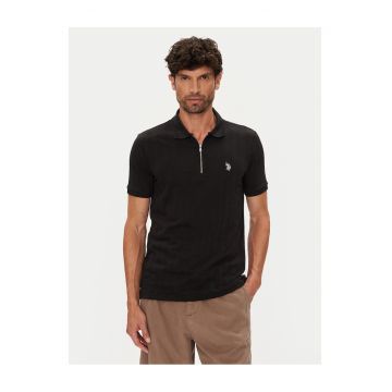 Tricou barbati  negru - din bumbac 100%