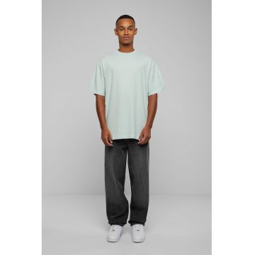 Tricou din bumbac cu decolteu la baza gatului