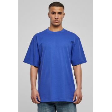 Tricou din bumbac cu decolteu la baza gatului