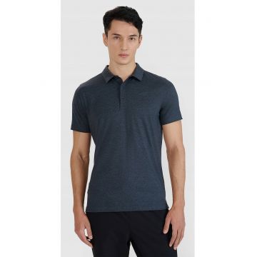 Tricou polo barbati  croiala obisnuita - uscare rapida -gri - material sintetic - Gri