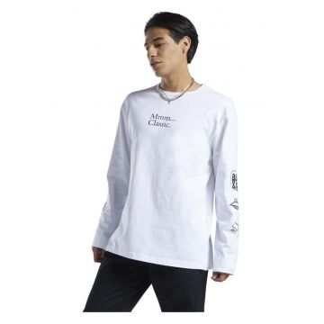 Tricou sport barbati  oversize - alb - bumbac