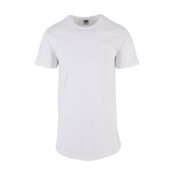 Tricou uni cu maneci scurte - Alb
