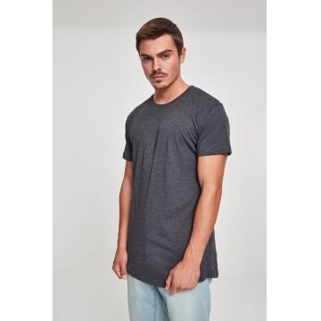 Tricou uni cu maneci scurte - Gri inchis