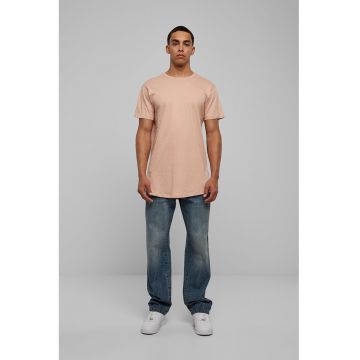Tricou uni cu maneci scurte - Maro deschis