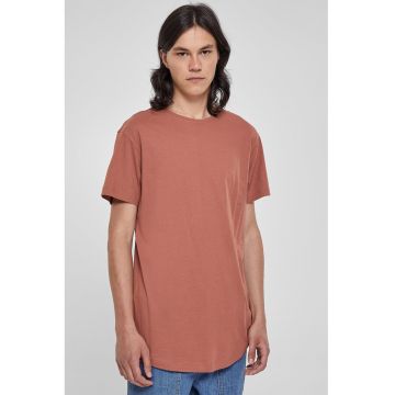 Tricou uni cu maneci scurte - Rosu prafuit
