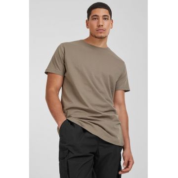 Tricou uni cu maneci scurte - Verde masliniu